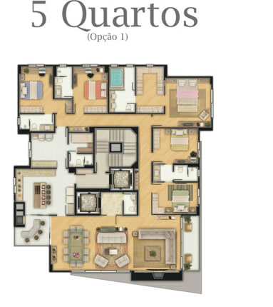 5 quartos